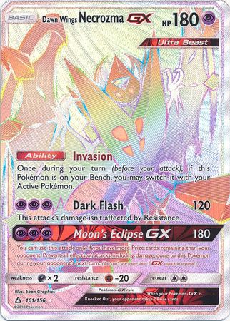 Ultra Prism - 161/156 - Dawn Wings Necrozma GX