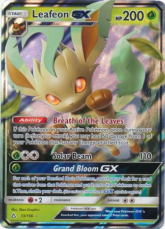 Ultra Prism - 013/156 - Leafeon GX