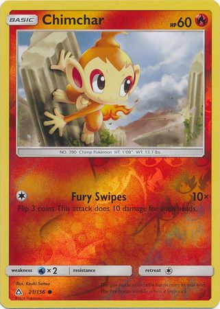 Ultra Prism - 021/156 - Chimchar - Reverse Holo