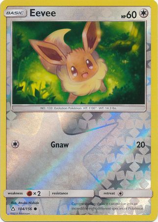 Ultra Prism - 104/156 - Eevee - Reverse Holo