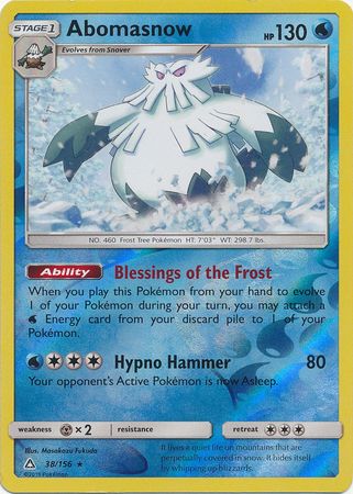 Ultra Prism - 038/156 - Abomasnow - Reverse Holo