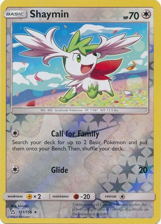 Ultra Prism - 111/156 - Shaymin - Reverse Holo