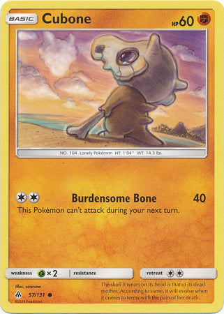 Forbidden Light - 057/131 - Cubone