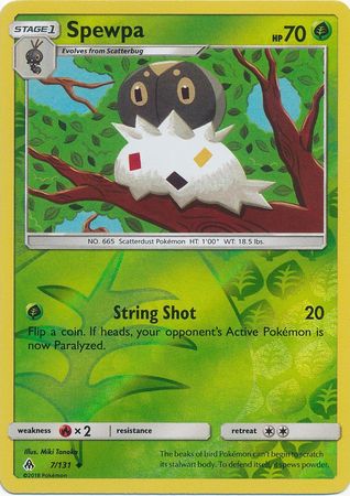 Forbidden Light - 007/131 - Spewpa - Reverse Holo