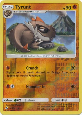 Forbidden Light - 068/131 - Tyrunt - Reverse Holo