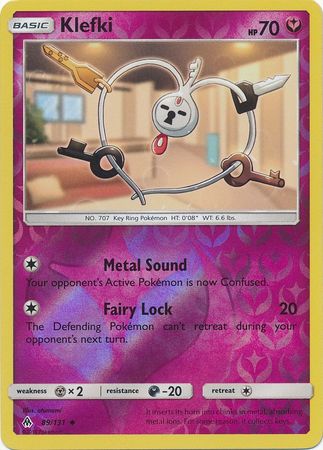 Forbidden Light - 089/131 - Klefki - Reverse Holo