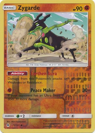 Forbidden Light - 071/131 - Zygarde - Reverse Holo
