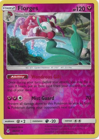 Forbidden Light - 086/131 - Florges - Reverse Holo