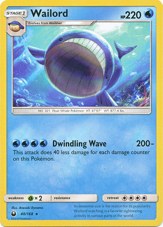 Celestial Storm - 040/168 - Wailord