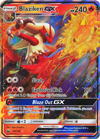 Celestial Storm - 028/168 - Blaziken GX