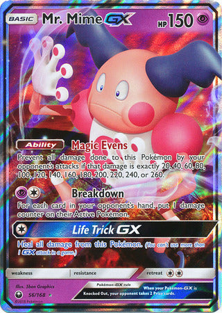 Celestial Storm - 056/168 - Mr. Mime GX