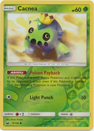 Celestial Storm - 019/168 - Cacnea - Reverse Holo