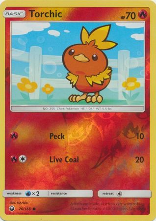 Celestial Storm - 026/168 - Torchic - Reverse Holo