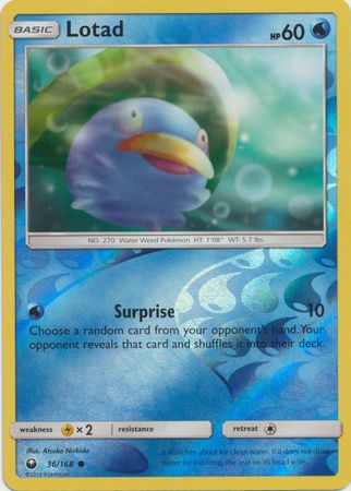 Celestial Storm - 036/168 - Lotad - Reverse Holo