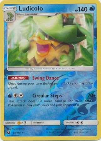 Celestial Storm - 038/168 - Ludicolo - Reverse Holo