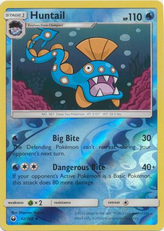 Celestial Storm - 042/168 - Huntail - Reverse Holo
