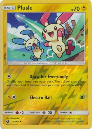Celestial Storm - 053/168 - Plusle - Reverse Holo