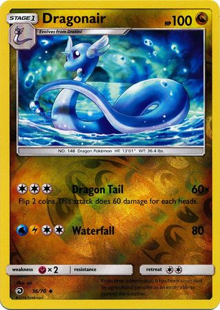 Dragon Majesty - 036/070 - Dragonair - Reverse Holo