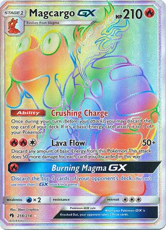 Lost Thunder - 218/214 - Magcargo GX