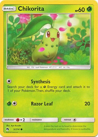 Lost Thunder - 005/214 - Chikorita