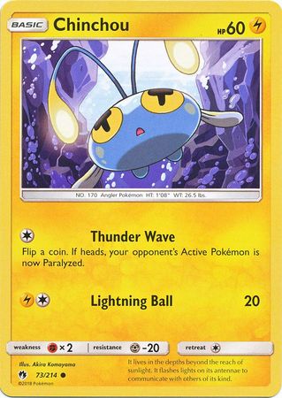 Lost Thunder - 073/214 - Chinchou
