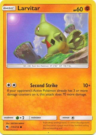 Lost Thunder - 115/214 - Larvitar