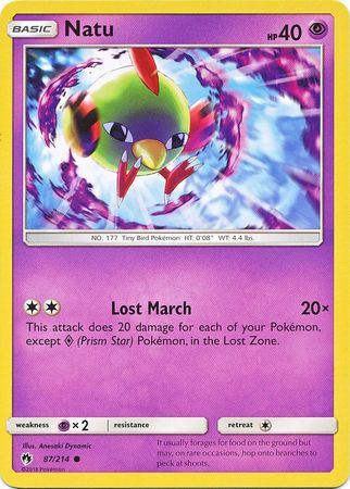 Lost Thunder - 087/214 - Natu