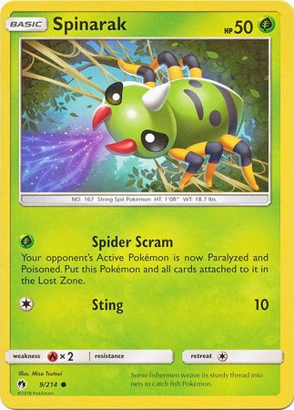 Lost Thunder - 009/214 - Spinarak