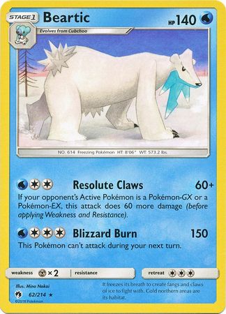 Lost Thunder - 062/214 - Beartic