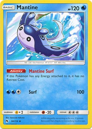Lost Thunder - 058/214 - Mantine