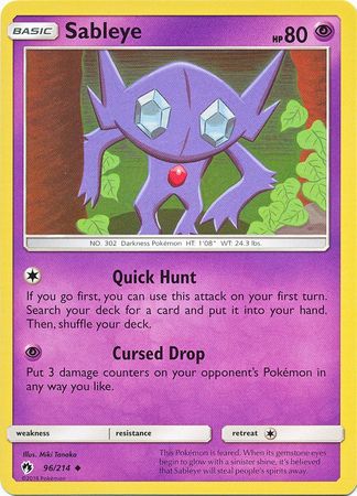 Lost Thunder - 096/214 - Sableye