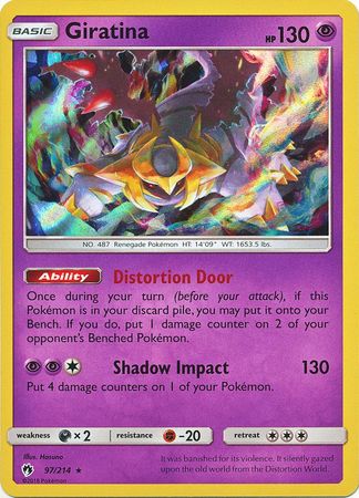 Lost Thunder - 097/214 - Giratina - Holo