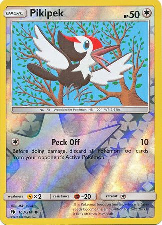 Lost Thunder - 163/214 - Pikipek - Reverse Holo