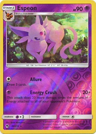 Lost Thunder - 089/214 - Espeon - Reverse Holo