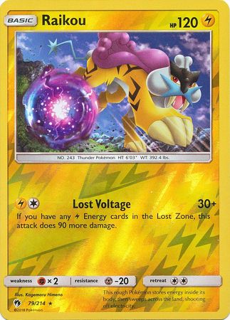 Lost Thunder - 079/214 - Raikou - Reverse Holo