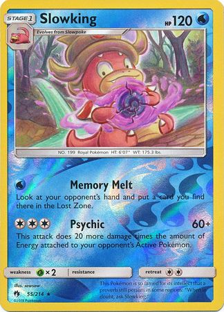 Lost Thunder - 055/214 - Slowking - Reverse Holo