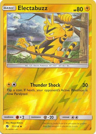 Lost Thunder - 071/214 - Electabuzz - Reverse Holo
