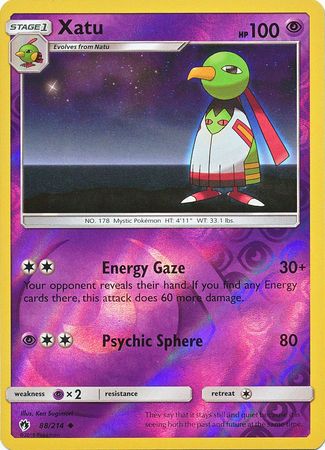 Lost Thunder - 088/214 - Xatu - Reverse Holo