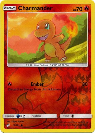 Team Up - 012/181 - Charmander - Reverse Holo