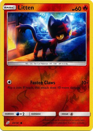 Team Up - 020/181 - Litten - Reverse Holo