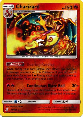 Team Up - 014/181 - Charizard - Reverse Holo
