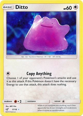 Detective Pikachu - 17/18 - Ditto - Holo