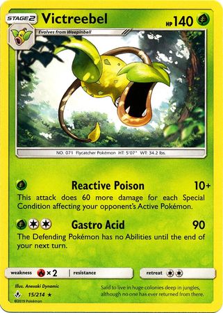 Unbroken Bonds - 015/214 - Victreebel