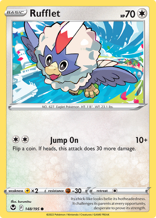 Silver Tempest - 148/195 - Rufflet