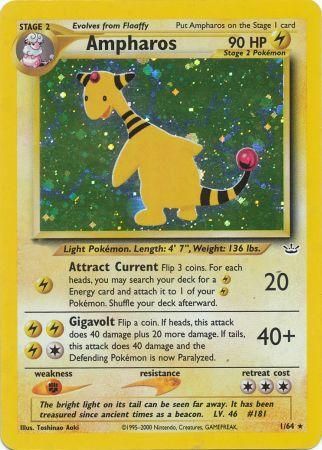 Neo Revelation - 001/064 - Ampharos - Holo