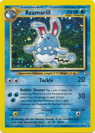 Neo Genesis - 002/111 - Azumarill - Holo
