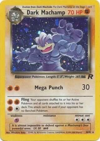 Team Rocket - 010/082 - Dark Machamp - Holo