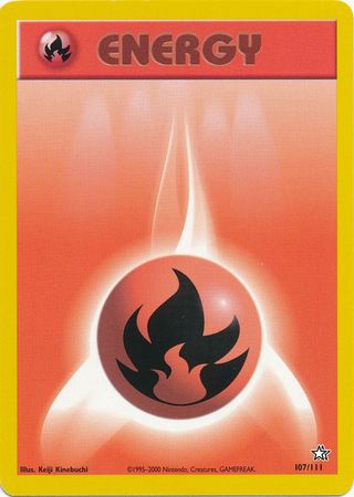 Neo Genesis - 107/111 - Fire Energy