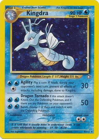 Neo Genesis - 008/111 - Kingdra - Holo