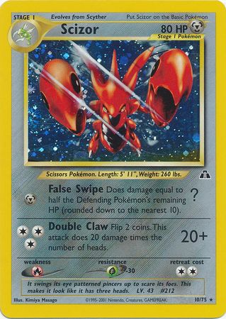 Neo Discovery - 010/075 - Scizor - Holo